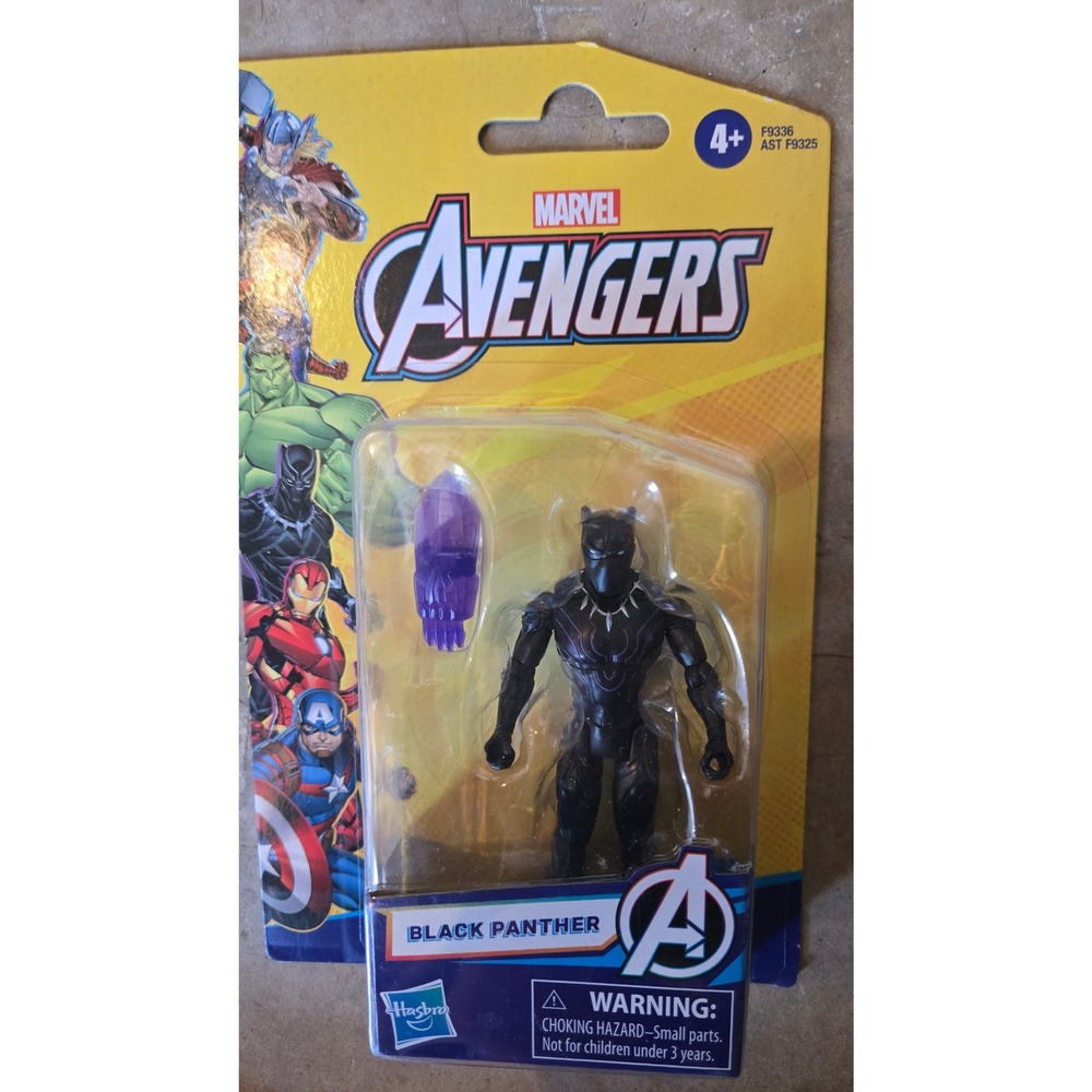 Marvel‎ Avengers Black Panther Action Figure With Energy Blast Accessory Hasbro